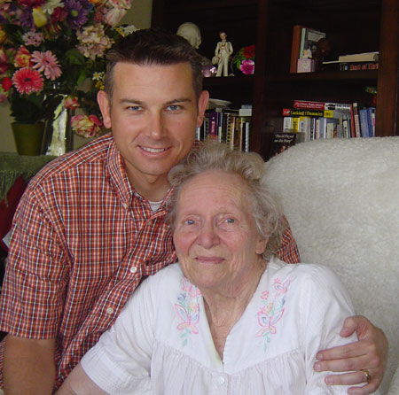 Timo and Grandma Burnett